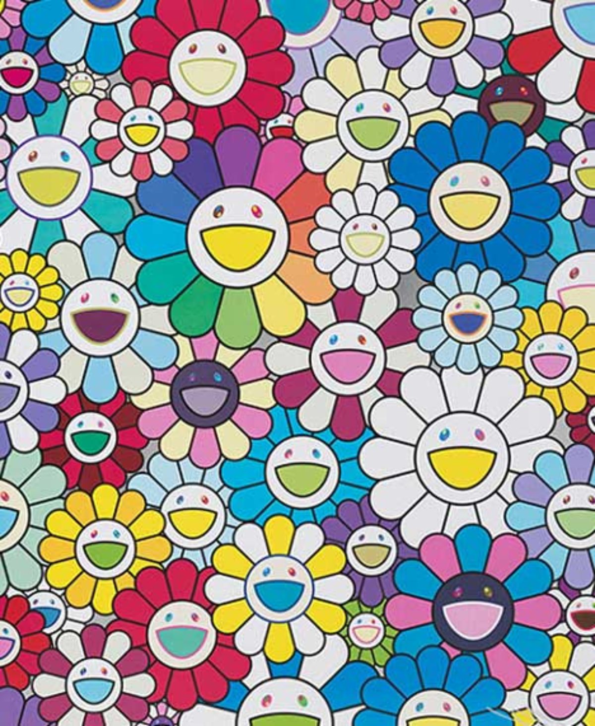 Takashi Murakami, Cherry Blossoms Blooming, 2003